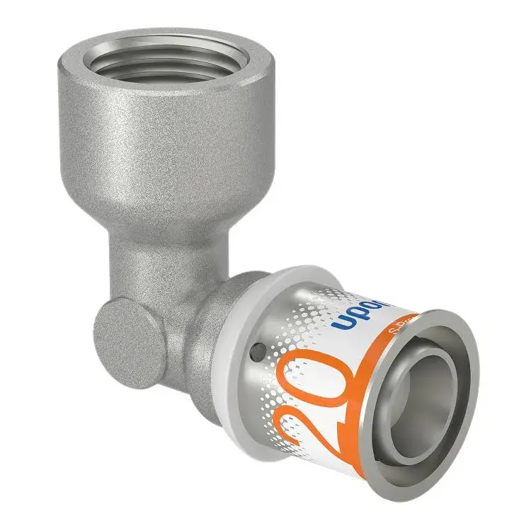 Uponor • S-Press • Plus • Fém • Könyök • BM • 20 - 1/2"