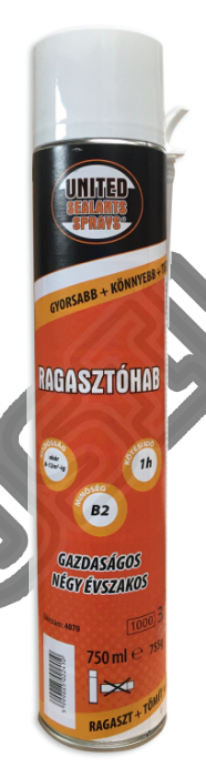 UNITED Sealants • 4 évszakos Ragasztó hab • 750 ml