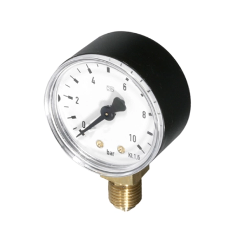 Honeywell • Manométer • D50 • Alsó Csatl. • 1/4" km • 0-10bar • Max40°C