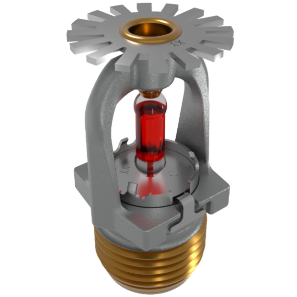 VK1021 • Függő • normál reagálású • sprinklerfej • K=80 • 68°C • 1/2" • króm