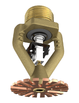 VK503 • Függő • ESFR • gyors reagálású • sprinklerfej • K=240 • 74°C • 3/4" • réz