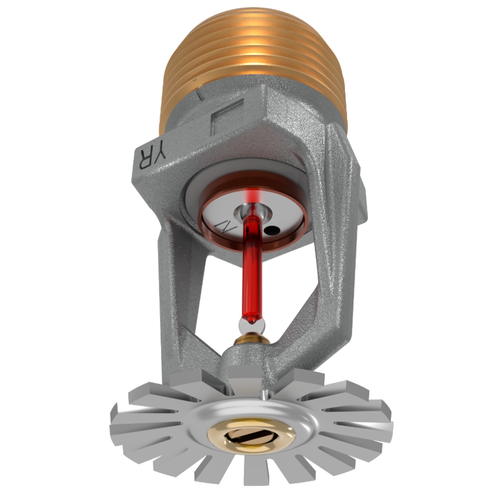VK536 • Függő • normál reagálású • sprinklerfej • K=160 • 68°C • 3/4" • króm