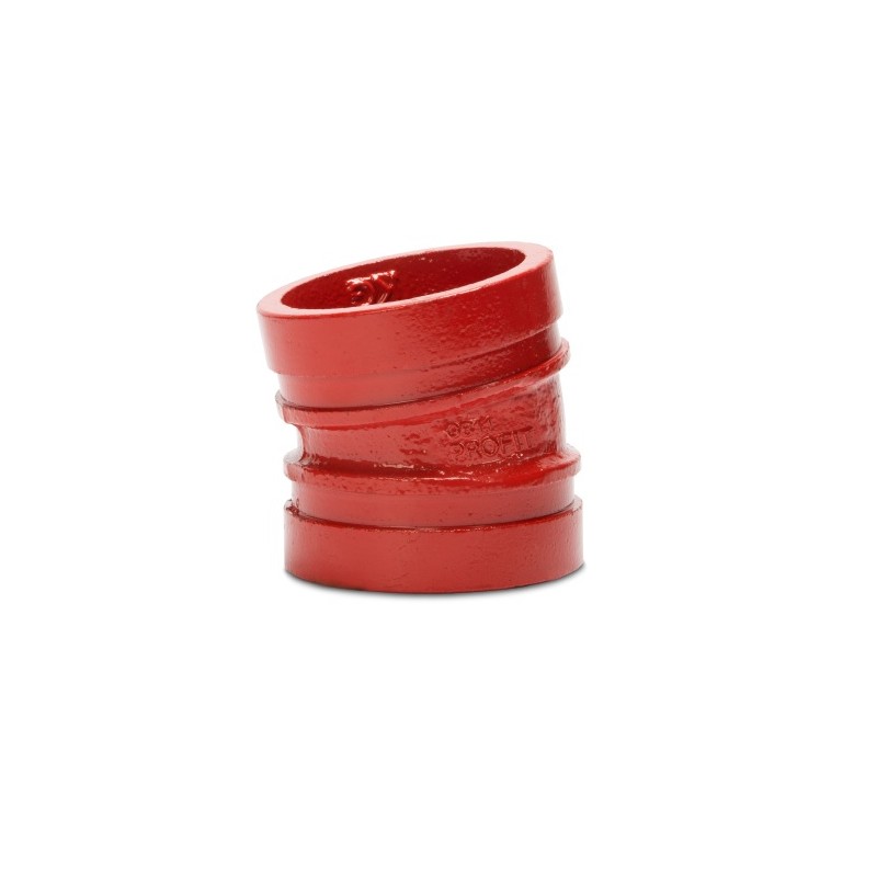 Festett • Hornyos • Ív • 11.25° • 8" • 219.1 mm