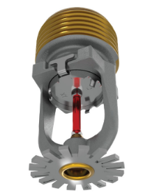 VK3521 • Függő • gyors reagálású • sprinklerfej • K=115 • 68°C • 3/4" • réz