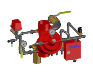 Viking • Alarm Valve Deluge System • Electric Assembled • Hornyos • DN100