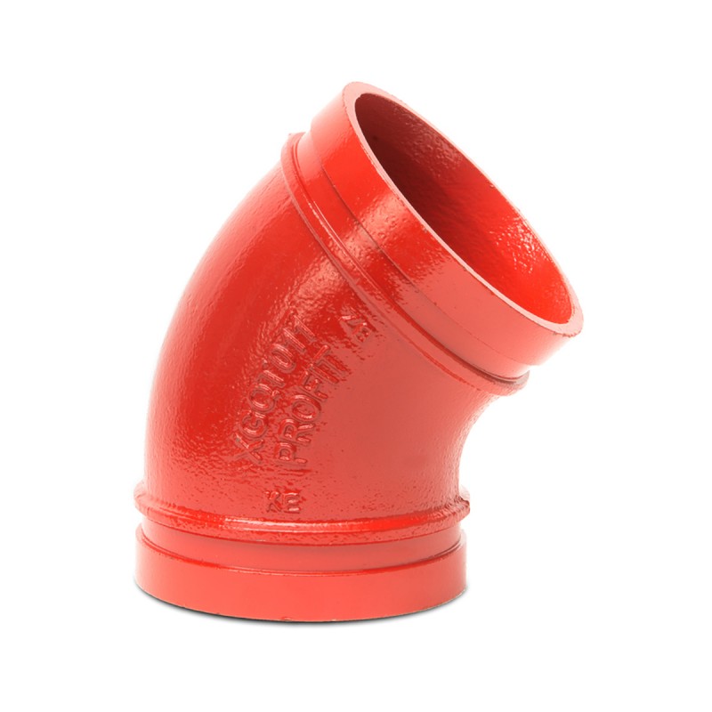 Festett • Hornyos • Ív • 45° • 1" • 33.7 mm