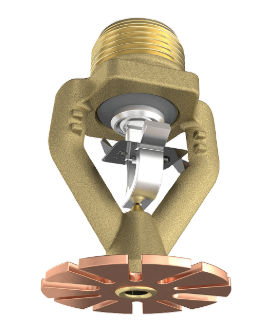 VK500 • Függő • ESFR • gyors reagálású • sprinklerfej • K=202 • 74°C • 3/4" • réz