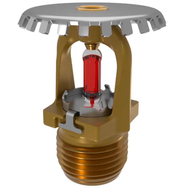 VK1001 • Álló • normál reagálású • sprinklerfej • K=80 • 68°C • 1/2" • króm