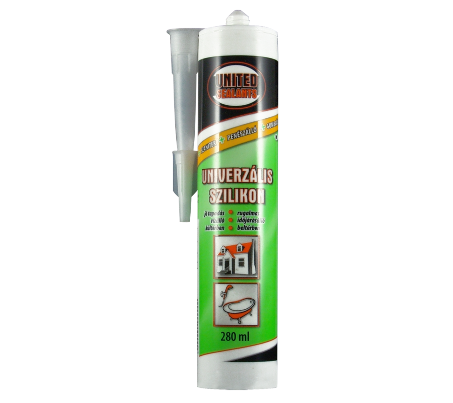 United Sealants • Szilikon • Fehér Szaniter • 280 ml
