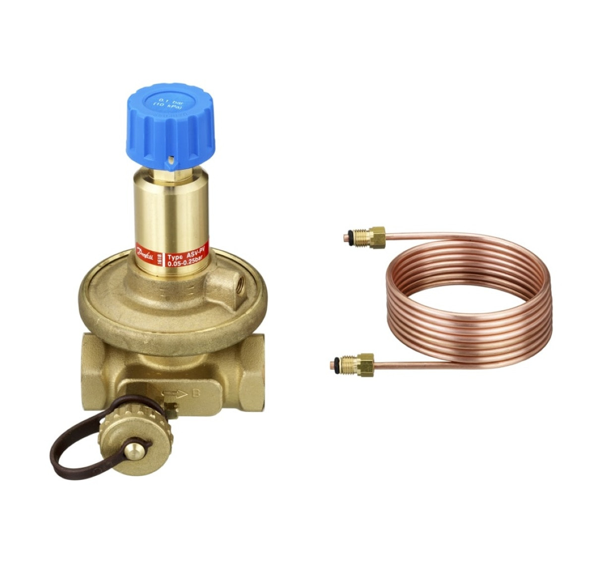 Danfoss • ASV-PV • Karimás • Nyomáskül. Szabályozó • 5-25 kPa • DN15