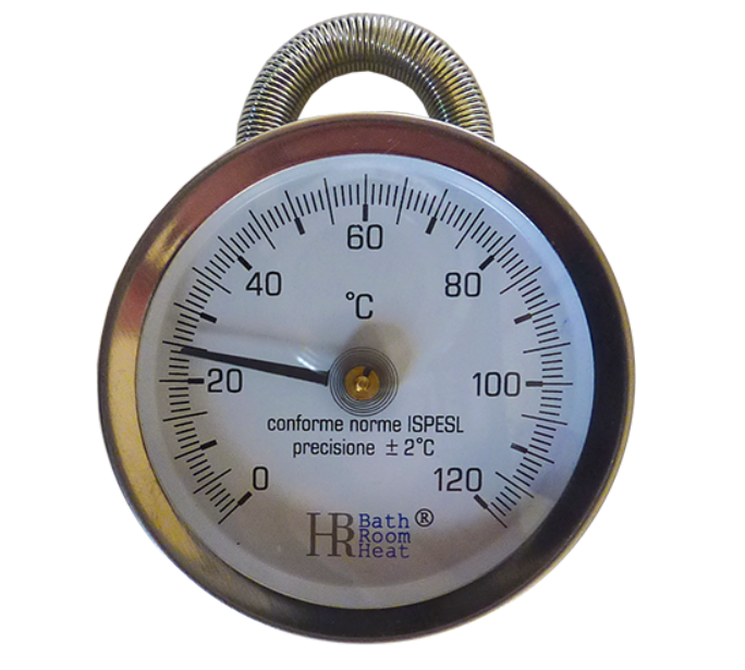 Hőmérő • BRH • Fémházas Rúgos • D63 • 0-120°C