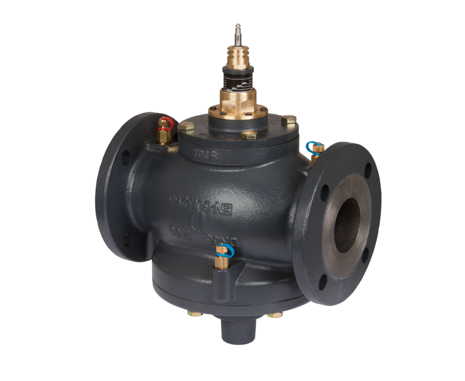 Danfoss • AB-QM • Karimás • Automatikus térfogatáram-szabályozó • Három mérőcsonkkal • DN100 • Qmax:38m3/h