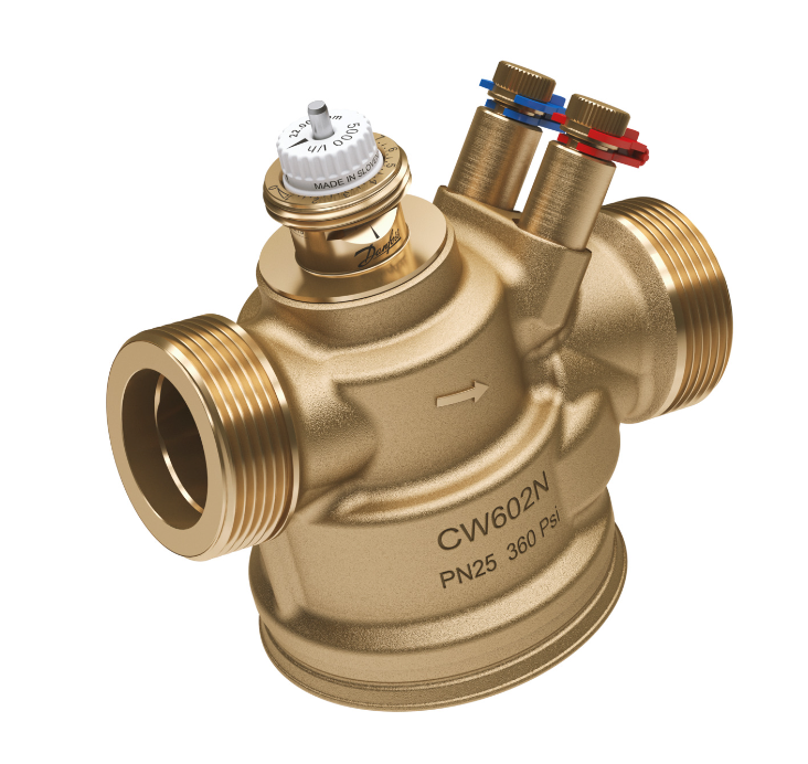 Danfoss • AB-QM • Menetes • Automatikus térfogatáram-szabályozó • DN20 • Km • 120-1200 l/h