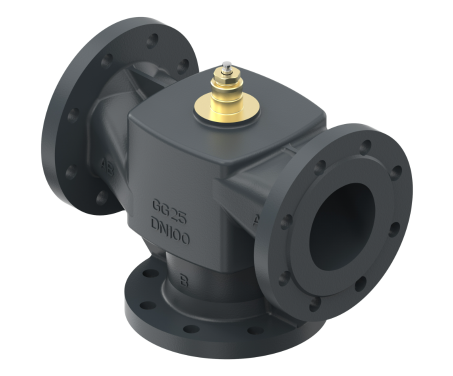 Danfoss • VF3 • Karimás • Kétutú • Szabályozó Szelep • kvs=145 • PN16 • DN100