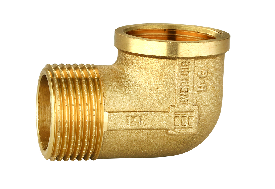 Sárgaréz • 92. Sz. • 90° Könyök • KB • 1/2"