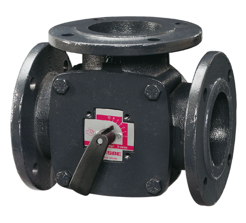 ESBE • 3F100-220 • Öv. Karimás • Keverőszelep • 100-220°C