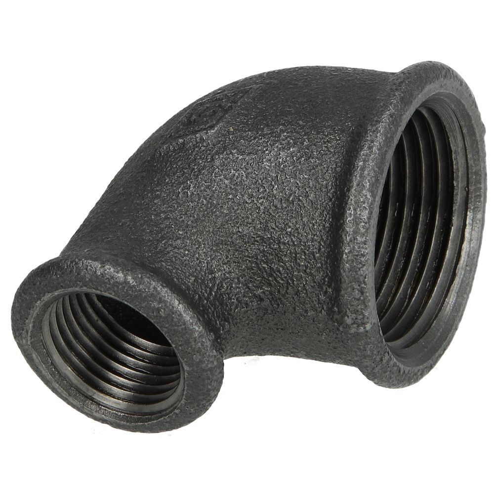 Fekete • 90. Sz. • Könyök • BB • 1˝- 1/2"
