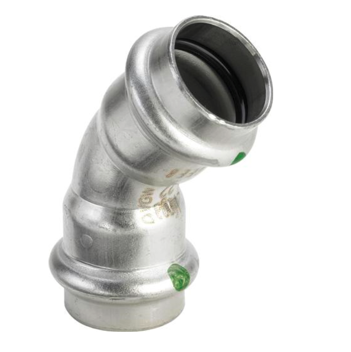 Sanpress Inox • 2326 • Ív 45° • BB • 18 mm