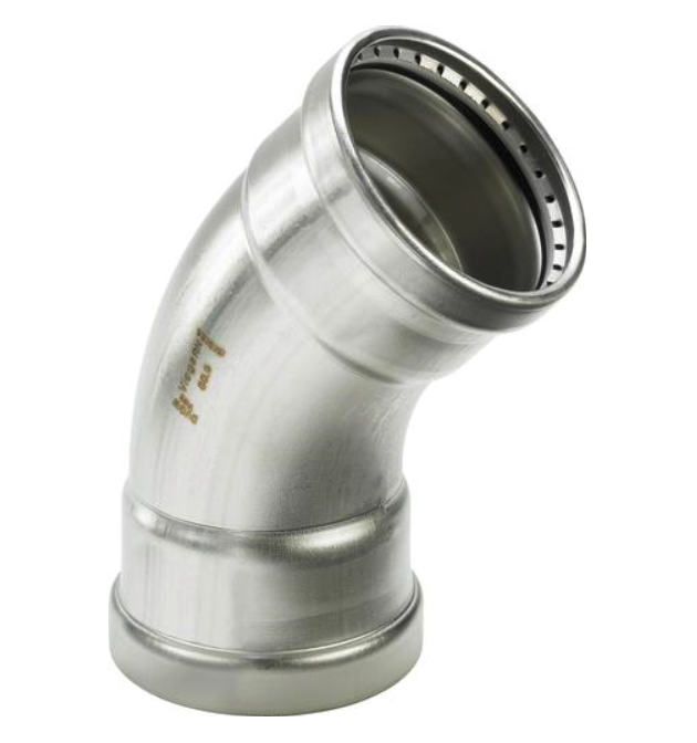 Sanpress Inox • 2326XL • Ív 45° • BB • 88.9 mm