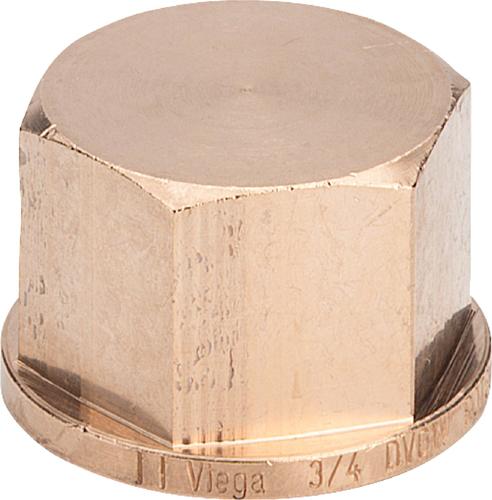 Vörösréz • 3301 • Viega • Zárókupak • 1"